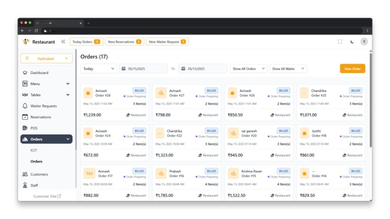 Streamline Order Management